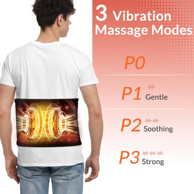 Red Light Therapy Belt, Wireless Rechargeable Infrared Light Therapy Device With Massage And Timer, Wearable 660Nm&850Nm Red Light Therapy Wrap Belt For Body Pain Relief 8.4 48