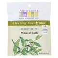 Aura Cacia Clearing Eucalyptus Aromatherapy Mineral Bath Salt 2.5 Ounce Packet 6 per case.6