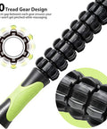Muscle Roller Stick, Sportneer Body Massage Stick Tools,Calf Roller, Back Leg Massager For Athletes Relief Muscle Soreness, Cramping And Tightness,Soothing Cramps (Black- Version)