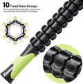 Muscle Roller Stick, Sportneer Body Massage Stick Tools,Calf Roller, Back Leg Massager For Athletes Relief Muscle Soreness, Cramping And Tightness,Soothing Cramps (Black- Version)