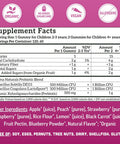 Llama Naturals Kids Probiotic with Prebiotic Fiber Vegan Organic Prebiotics and Probiotics Gummies for Gut Health Support Toddler Real Fruit Gummy Vitamins No Added Sugar Cane Mixed Berry 120 Ct