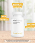 Supersmart Alkaline Formula with Licorice Root Extract Calcium Magnesium Citrate Helps Balance The Bodys pH NonGMO Gluten Free 60 Vegetarian Capsules