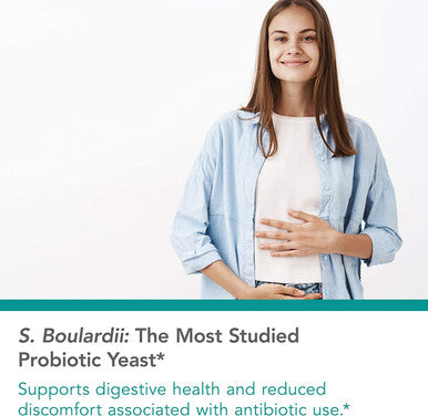 NutriCology RestoreBiotic Saccharomyces Boulardii GI Health Probiotic 120 Vegetarian Capsules
