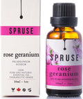 SPRUSE Rose Geranium Essential Oil - 30ml - 100% Natural Undiluted
