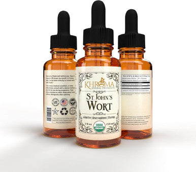 Khroma Herbal Products Organic St John's Wort 30 Servings - 800 MG Per Serving - - 2 FL OZ - Hypericum Perforatum