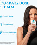Healthycell Calm Mood Daily Liquid Supplement - Cortisol Manager & Mood Support Supplement For Stress With Ashwagandha L-Theanine Magnesium 5-Htp Gaba & Saffron - 30 Gel Packs