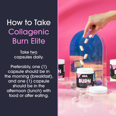 Obvi Burn Elite | Supports Metabolism Boost Energy and Focus | Supplement with Collagen and Green Tea | Supports Healthy Hair Skin Nails and Joints | 60 Capsules 30 Servings