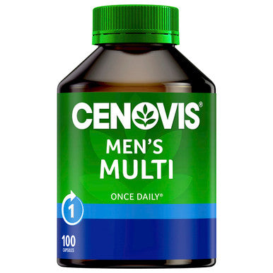 Cenovis Once Daily Men'S Multi Vitamins & Minerals 100 Capsules
