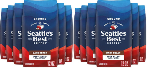 SeattleÃƒÂ¢Ã¢â€šÂ¬Ã¢â€žÂ¢s Best Coffee, Medium Roast Ground Coffee, Portside, 100% Arabica, 6 Bags (12 oz Each)