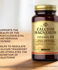 Solgar Calcium Magnesium With Vitamin D3-150 Tablets Pack Of 2 - Promotes Healthy Bones Supports Nerve & Muscle Function - Non-Gmo Gluten Free Kosher - 60 Total Servings