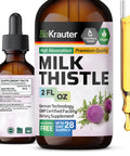 BIO KRAUTER Lung Detox Tincture - Mullein Leaf Liquid Extract - Vegan Lung Cleanse Drops - Lung Support Supplement - Organic Mullein, Elderberry, Stinging Nettle, Ginseng & Angelica Extracts - 2 Fl.Oz.