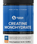 Designs for Sport Micronized Creatine Monohydrate Unflavored Powder - NSF Certified for Sport 90 Servings Supports Muscle Recovery Brain Health Pre and Post Workout Strength