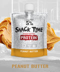 Rich Piana 5% Nutrition Snack Time | Squeezable Protein Ss | High Protein Snack Pouches | Convenient, Real Food Protein from Peanuts & Egg Whites | 10-Count (Peanut Butter)