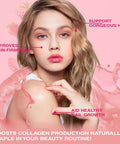 Collagen Gummies Hair, Skin & Nails Gummies With Biotin And Collagen, Vitamin C, E, & Zinc Strawberry Flavored Collagen Gummies For Women Strawberry Flavored 120 Gummies