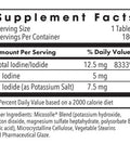 Optimox Iodoral 12.5 mg Supplement - Iodine Supplement, Thyroid Support for Women and Men, Lugol Solution Pills, Potassium Iodide Tablets, Daily Mineral Complex - 180 Count