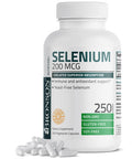 Bronson Selenium 200 mcg Yeast Free Chelated Amino Complex - Essential Trace Mineral with Superior Absorption, 250 Vegetarian Capsules
