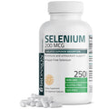 Bronson Selenium 200 mcg Yeast Free Chelated Amino Complex - Essential Trace Mineral with Superior Absorption, 250 Vegetarian Capsules