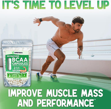 Xprs Nutra BCAA Amino Acids Capsules - Premium BCAAS Amino Acids Supplement - BCAA Pills - BCAAS Amino Acids Capsules - Branched Chain Amino Acids Nutritional Supplements - BCAA Capsules Nutrition 3 Month Supply