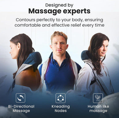 Miko Shiatsu Neck And Back Massager With Heat For Deep Tissue Pain Relief, Premium App Controlled Cordless Massage - Fsa/Hsa Eligible