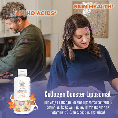 Maryruth Organics Collagen Booster Liposomal Sugar Liquid Collagen Booster with Vitamin C Vitamin E Zinc Copper & Silica Skin Care & Joint Support Supplement Vegan Non-GMO 7.6 Fl Oz