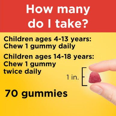 Nature Made Kids First Multivitamin With Omega 3 Kids Gummy Multivitamins With Vitamins 70 Gummies