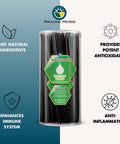 Amazing Herbs Raw Natural Honey - Herbal Honey Infused With Ecea, Elderberry, Garlic, Eucalyptus Extracts & Pure Black Seed Oil, Non Gmo, Gluten Free - Honeyzest Immune Boost Straws, 100 Count