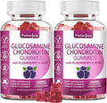 Glucosamine Chondroitin Supplements With Msm & Elderberry Glucosamine Chondroitin Gummy For Adults & Women Men Glucosamine Chondroitin Gummies Extra Strength Joint Supplement 2 Pack
