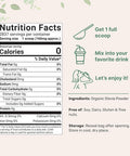 Micro Ingredients Pure Organic Stevia Powder 1 Pound (2837 Servings) Highest Grade Stevia Green Leaf Extract Reb-A | Reduced Bitter Aftertaste | 0 Calorie Natural Sweetener Sugar Alternative Keto Friendly