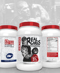 5% Nutrition Rich Piana Real Carbs + Protein | Clean Mass Gainer Protein Powder | Real Food Carbohydrate Fuel for Pre Workout/Post-Workout Recovery Meal | 3.2 lb, 22 Srvgs (Blueberry Cobbler)
