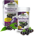 Nature'S Answer Sambucus + Probiotic | 32000mg Standardized Fresh Elderberry Duo Cap with 10 Billion CFU Probiotic | Gluten- Non-GMO | 60-Capsules | Single Count