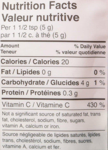 Ecoideas Organic Raw Camu Camu Berry Powder, 113g