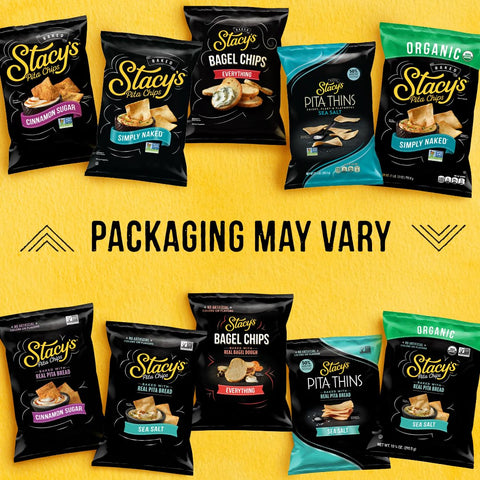 Stacy's Bagel Chips Sea Salt No Artificial Colors or Flavors 7 oz Bag