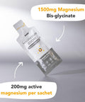 Zooki 1500mg Liposomal Magnesium Bis-Glycinate Liquid Sachets 200mg Elemental Magnesium | 4x Higher Absorption | Sleep Stress Muscle Function Cramps Heart Health (Pineapple Guava flavour 30x15ml)