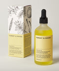 Forest & Shore Hair Growth Oil 100% Natural Hair Oil with Caffeine Biotin Castor Oil Argan Oil Coconut Oil and Rosemary Oil Effective Thickening Mask & Hair Loss Treatment