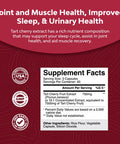 Advanced Tart Cherry Extract Capsules - Extra Strength Tart Cherry Capsules Uric Acid Cleanse and Joint Support Supplement - Muscle Recovery Supplement with Uric Acid Support Polyphenols - 2 Pack
