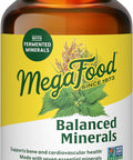 Megafood Balanced Minerals - Calcium, Fermented Magnesium Glycinate, Zinc, Selenium, Gtf Chromium, Molybdenum, Nettle Leaf, Horsetail Leaf - Made Without 9 Food Allergens - 90 Tablets (30 Servings)