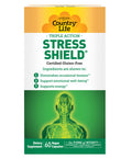 Country Life Stress Shield Triple Action 60 Vegan Capsules Certified Gluten Free Certified Vegan