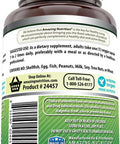 Amazing Nutrition Formulas Holy Basil Dietary Supplement - 500 mg 120 Capsules Per Bottle - 100% Pure Tulsi (Ocimum Sanctum) Leaf Extract 4:1 Concentrate - Promotes Calm and Wellness