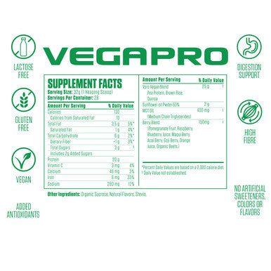 EPN Supplements Vegapro Vegan Protein Powder (28 Servings) Chocolate Brownie