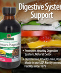 Nature'S Answer Cascara Sagrada Bark with Organic Alcohol 5000mg 3oz Liquid | Promotes Regularity | Supports Constipation Relief | Natural Detox | Single Unit Count