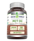 Amazing Formulas Mct Oil Supplement | 1000 Mg Per Serving | 300 Softgels | Non-Gmo | Gluten-Free | Made In Usa