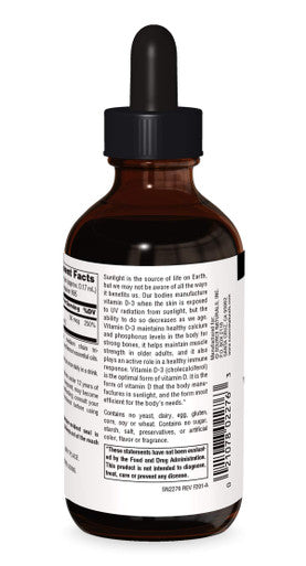 Source s Vitamin D-3 Liquid Drops 2000 iu Supports Bone & Immune Health - 4 Fluid oz