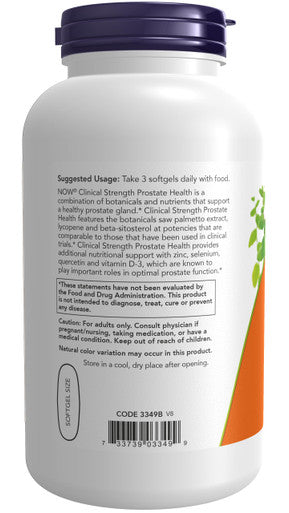 Now Foods, Clinical Strength Prostate Health, 180 Softgels