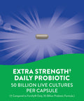 Nature'S Way Fortify Daily Probiotic + Prebiotic For Men And Women, 50 Billion Live Cultures, Extra Strength Digestive And Immune Health Support* Supplement, 30 Capsules