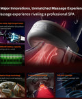 Moza Neck Massager With Heat, Cordless Shiatsu Neck Massager For Muscle Pain Relief Electric Deep Tissue Kneading Massage, Portable Heated Neck Massager, For Women, Men, Grey