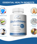 Fleamart Click to see full view Glutathione Supplement 98%+ Highly Purified and Bioavailable Skin Care & Detoxification L Glutathione 1000mg Immune & Liver Support Made in The USA 60 Capsules