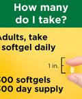Nature Made Vitamin D3 1000 Iu (25 Mcg) Softgel Dietary Supplement For Bone Teeth Muscle And Immune Health Support 300 Day Supply 300 Count (Pack Of 1)