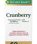 Nature's Bounty Cranberry Dietary Supplement Supports Urinary Tract And Immune Health Softgels 25 200 Mg 60 Ct