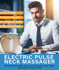 Intelligent Neck Massager For Pain Relief Deep Tissue, Electric Pulse Neck Massager With Heat,Portable Deep Tissue Neck Massager For Women Men Gifts