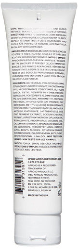 ARROJO Curl Enhancer Curly Hair Gel for Soft, Fine Curls - Curl Gel w/ Amino Acids, Oat Proteins Curl Enhancing Hair Products to Add Shapely Spring Wavy & Curly Hair Products (5.1 oz)